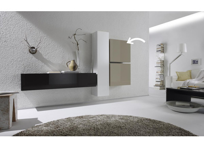 Elemento mural COLORED cuadrado lacado crudo - Elemento mural COLORED cuadrado lacado crudo