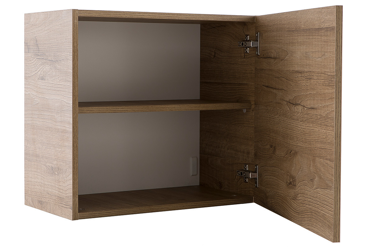 Elemento mural COLORED cuadrado madera miel