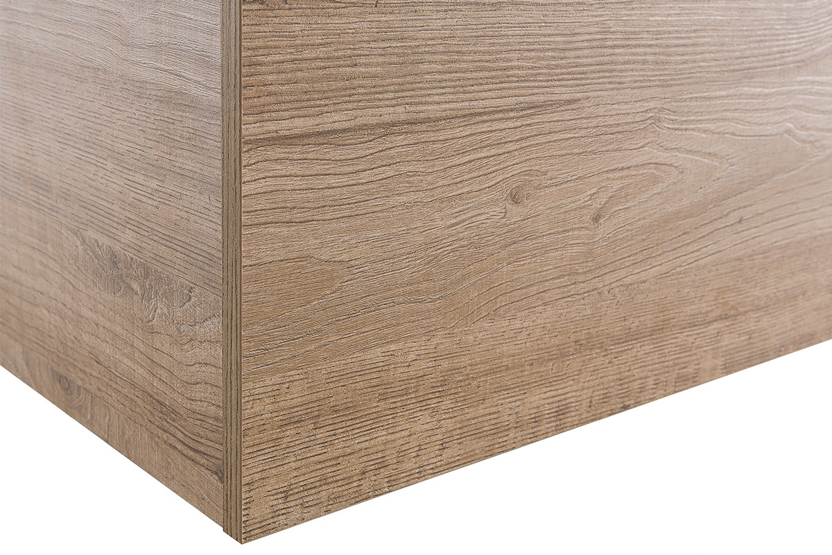 Elemento mural COLORED cuadrado madera miel