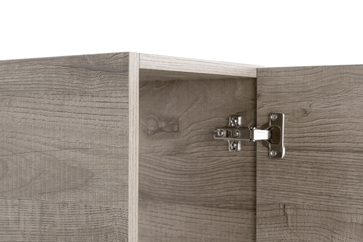 Elemento mural diseo madera gris vertical COLORED V2