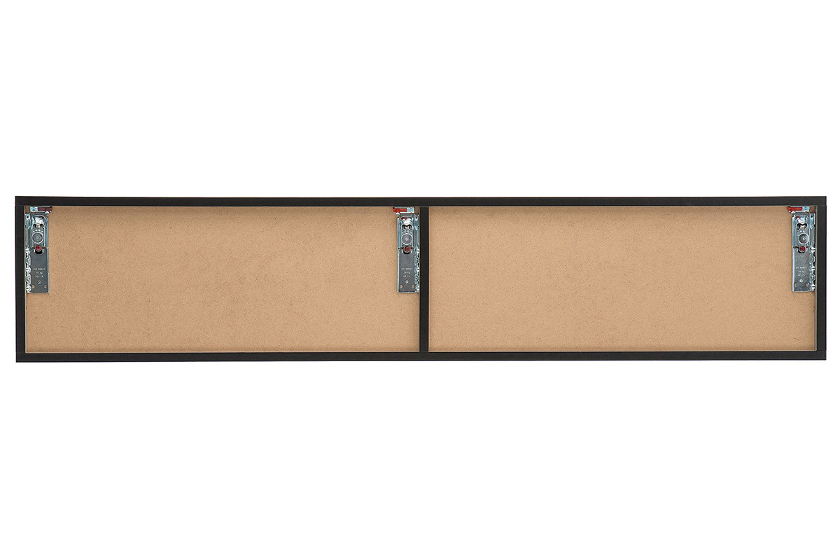 Elemento mural TV diseo madera gris horizontal COLORED V2
