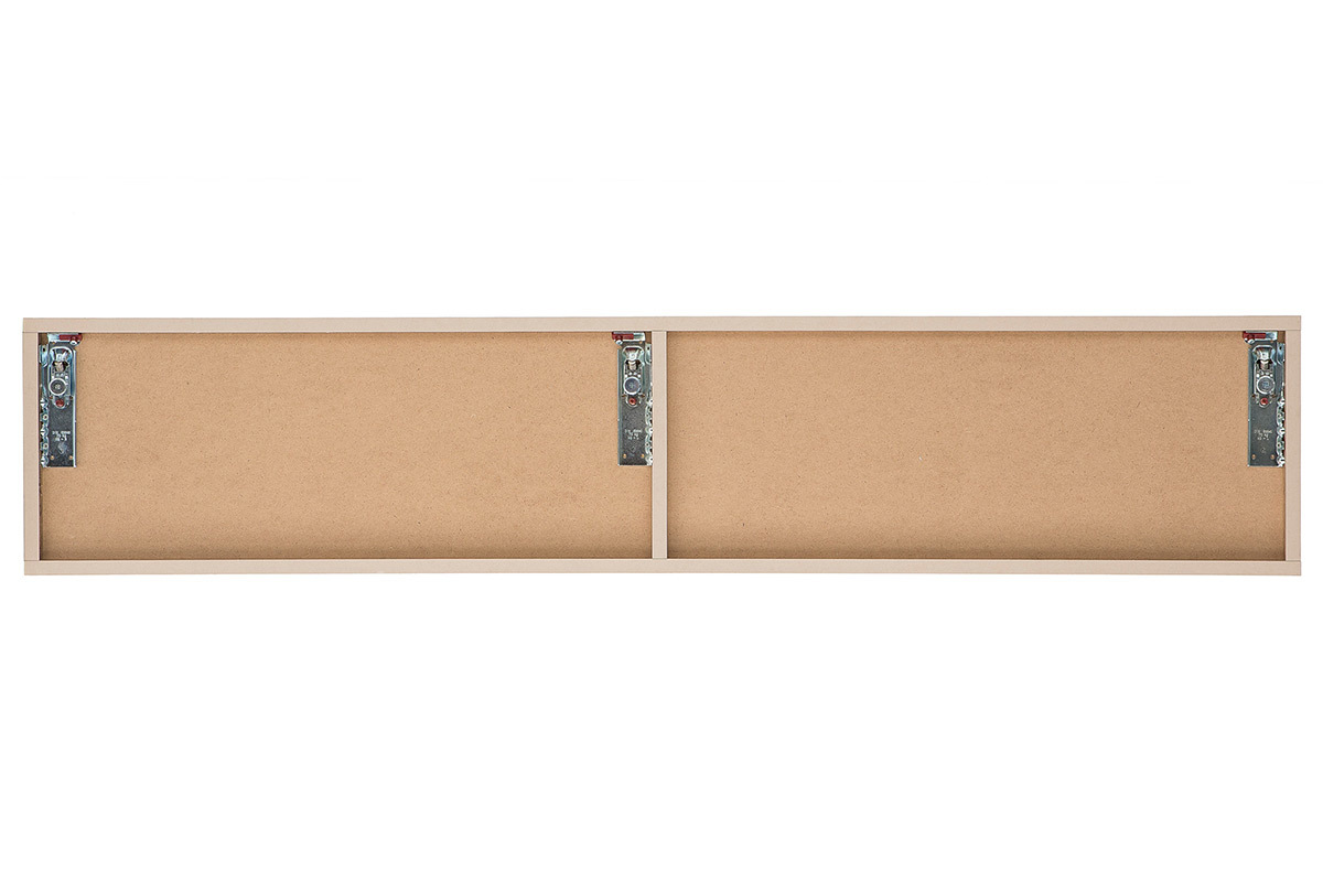 Elemento mural TV diseo madera miel horizontal COLORED V2