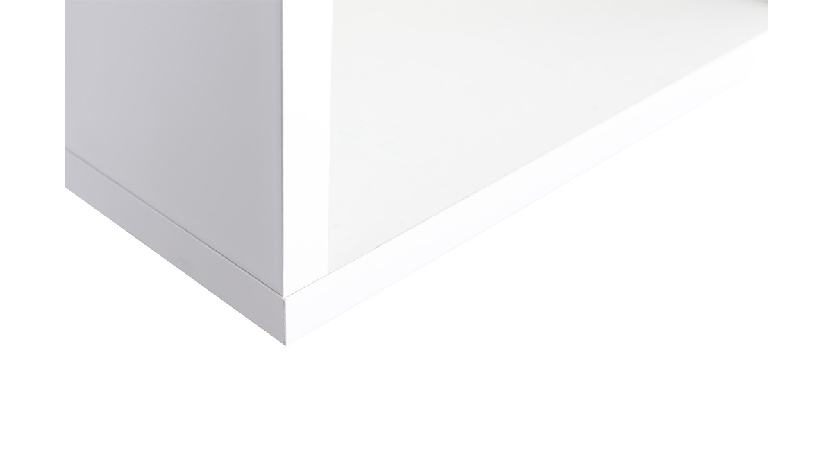 Elementos de pared cuadrados lacado blanco (lote de 2) ETERNEL