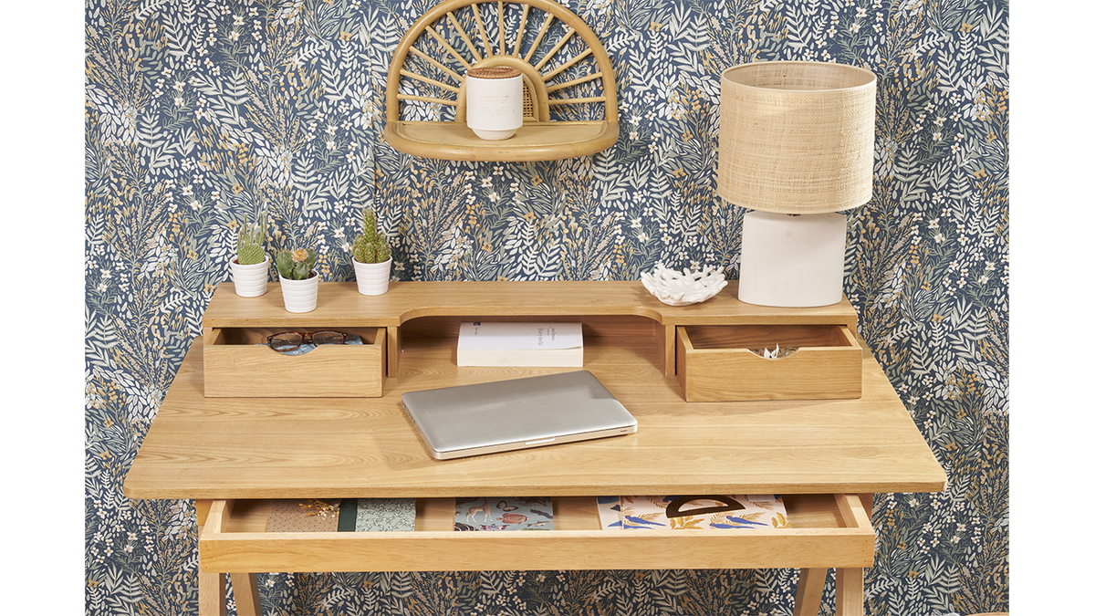 Mesa escritorio con almacenaje Nolita 120 cm