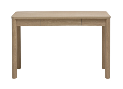Escritorio con caj&oacute;n acabado en madera clara roble L120 cm IZZIE
