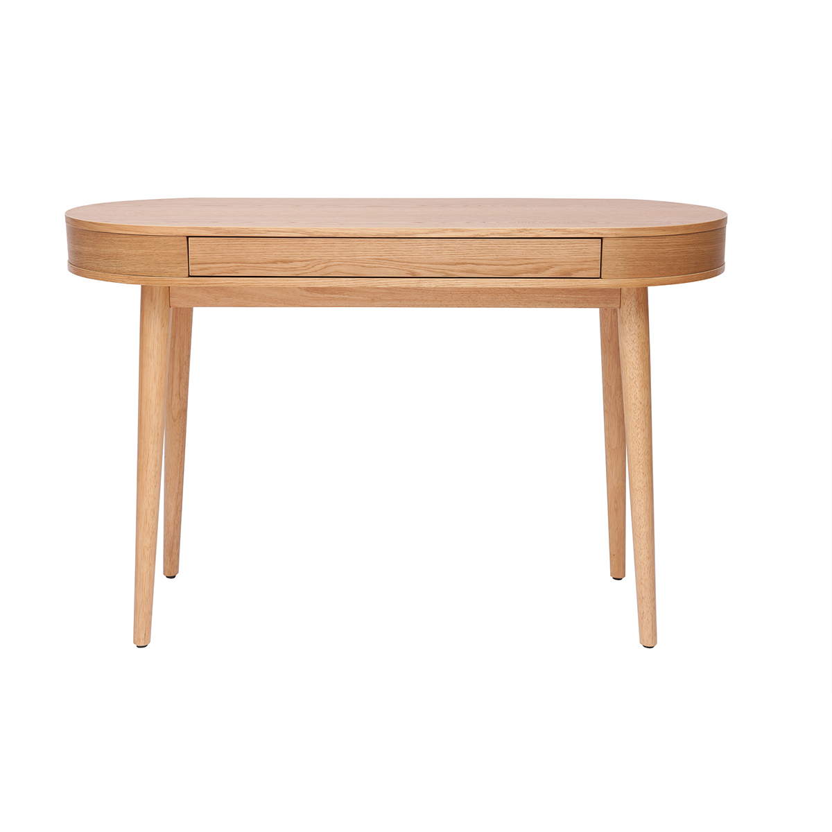 Escritorio con cajón de madera clara 120 cm JUDITH