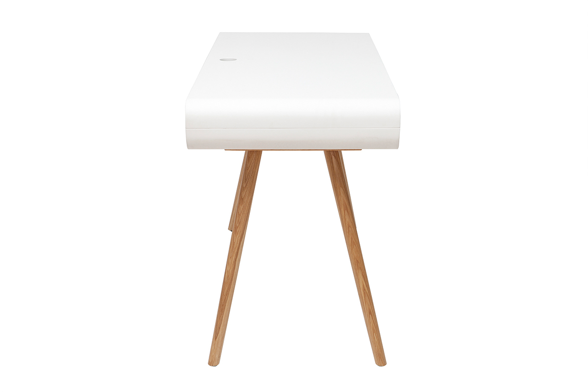 Escritorio con puertas correderas y rejilla L120 cm OLYMPE