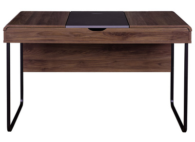 Escritorio con tablero corredero madera y gris QUINT