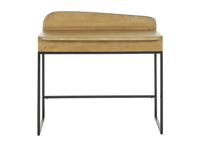 Escritorio de madera maciza de mango con almacenaje 100 cm SHIVA