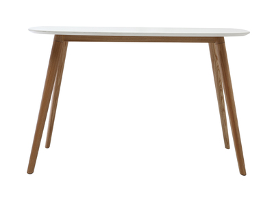 Escritorio dise&ntilde;o 120 cm madera y blanco SWIFT
