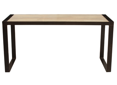 Escritorio dise&ntilde;o industrial madera maciza L156 INDUSTRIA