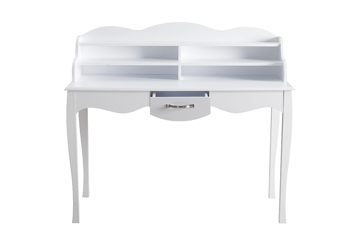 Escritorio diseo lacado blanco MARGOT