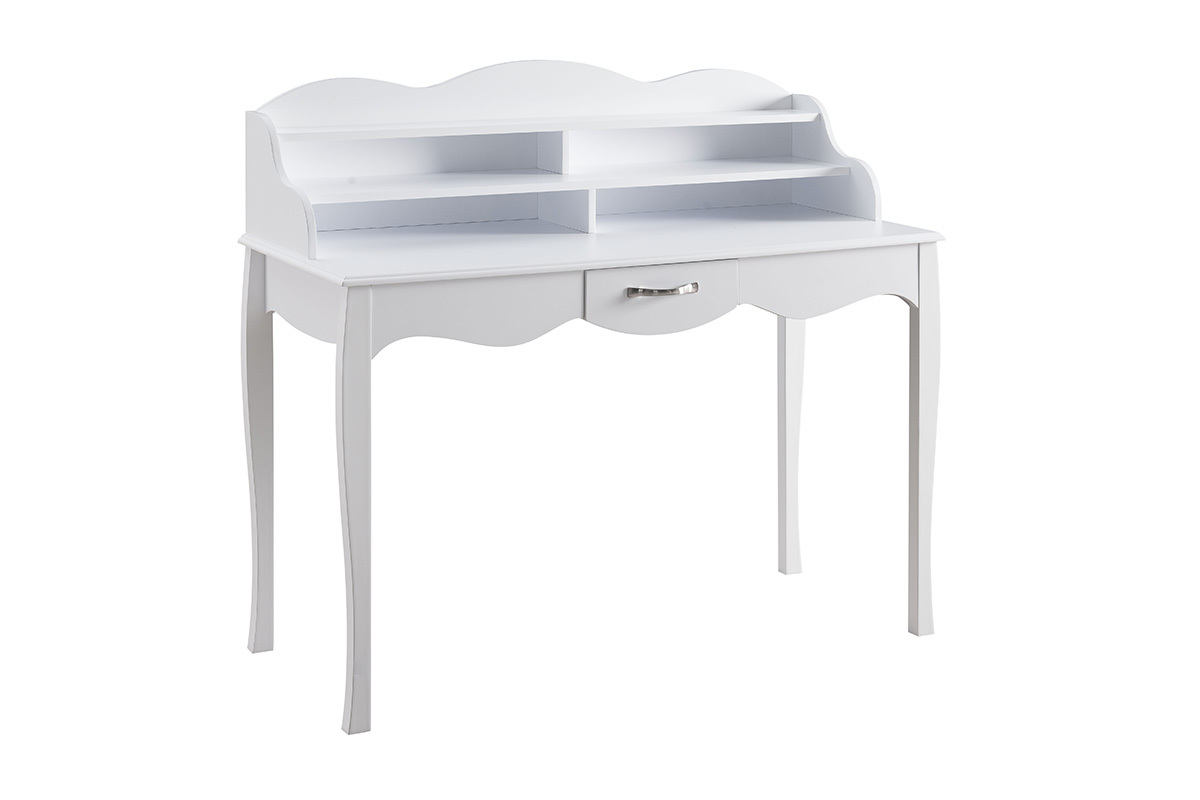 Escritorio diseo lacado blanco MARGOT