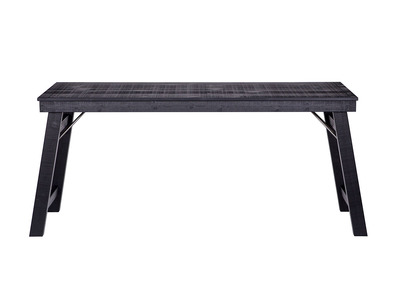 Escritorio dise&ntilde;o madera bruta negro 174cm STUDY