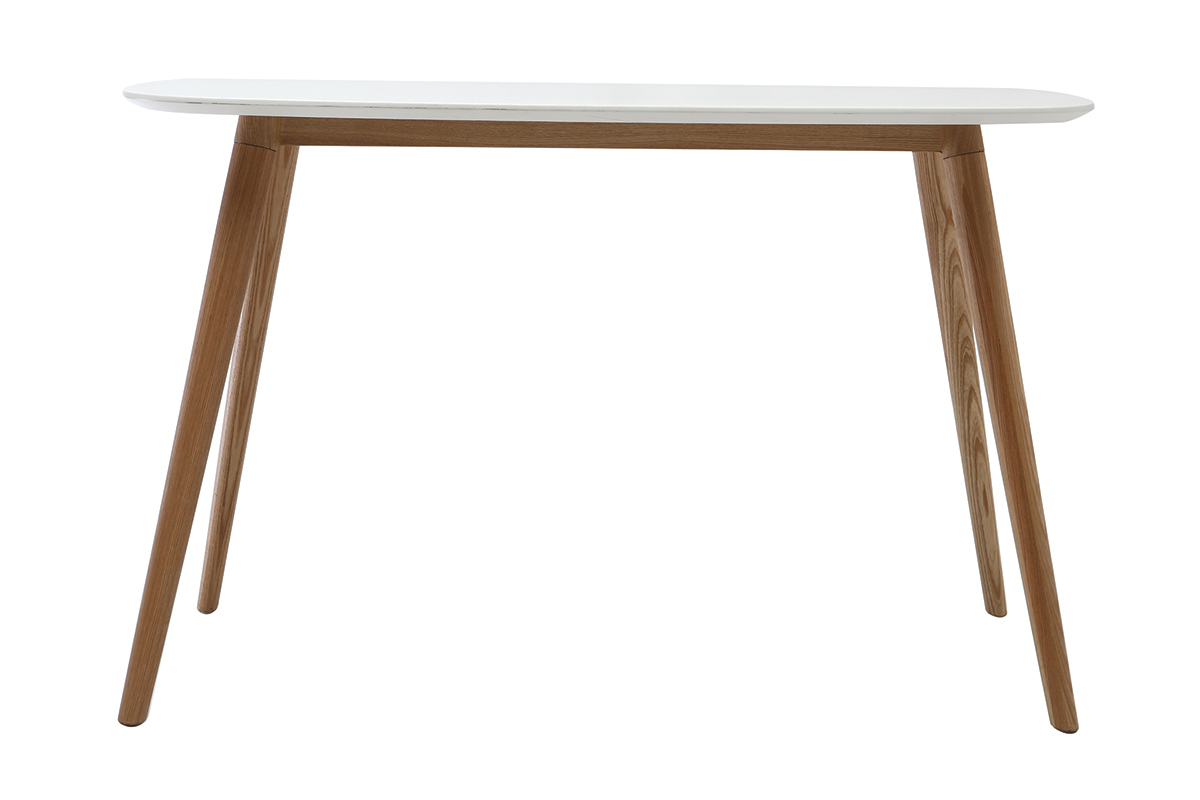 Escritorio diseo madera y blanco L120 cm SWIFT