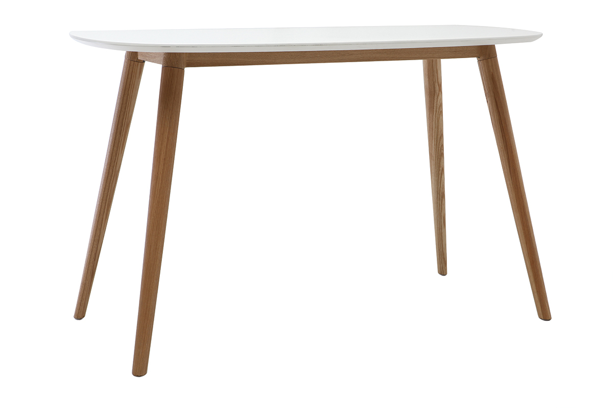 Escritorio diseo madera y blanco L120 cm SWIFT