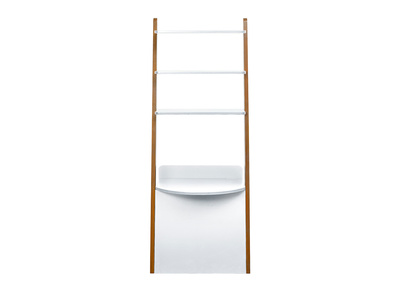 Escritorio-estanter&iacute;a infantil blanca KIDDY