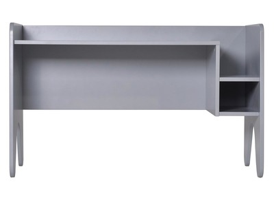 Escritorio infantil madera lacado gris mate KIDDO