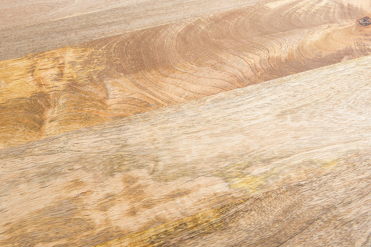 Escritorio mango y metal blanco L150 cm PUKKA