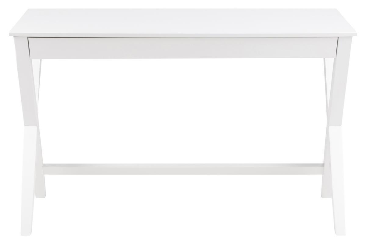 Escritorio moderno blanco con cajn L120 cm VICE