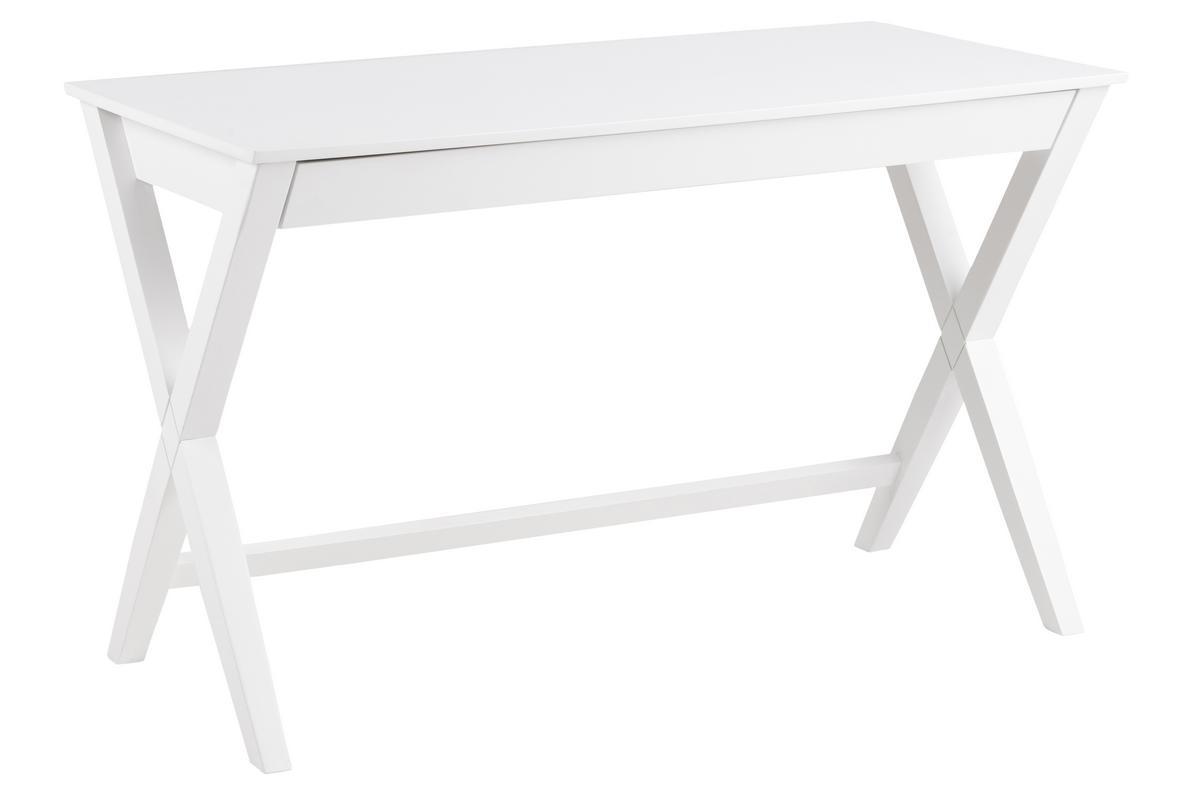 Escritorio moderno blanco con cajn L120 cm VICE