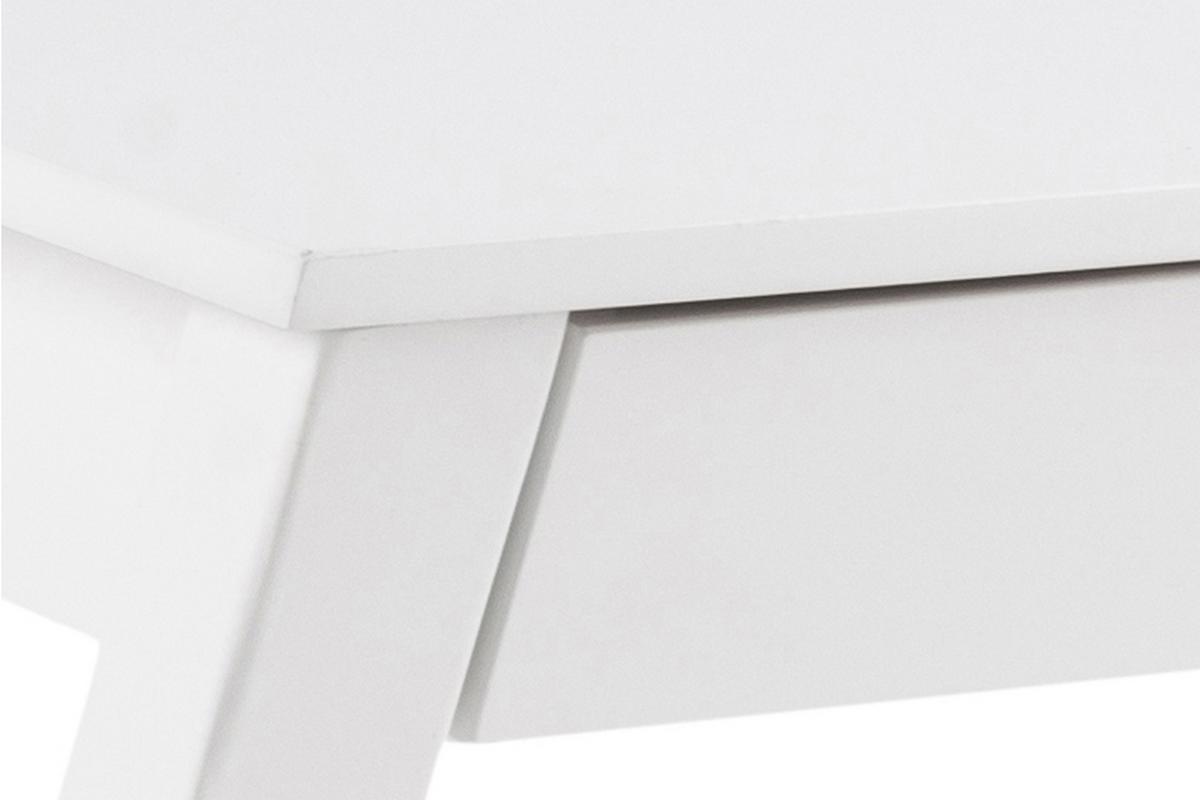 Escritorio moderno blanco con cajn L120 cm VICE