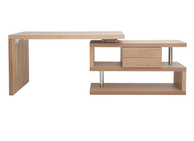 Escritorio moderno modular con almacenaje 2 cajones amovible madera MAX