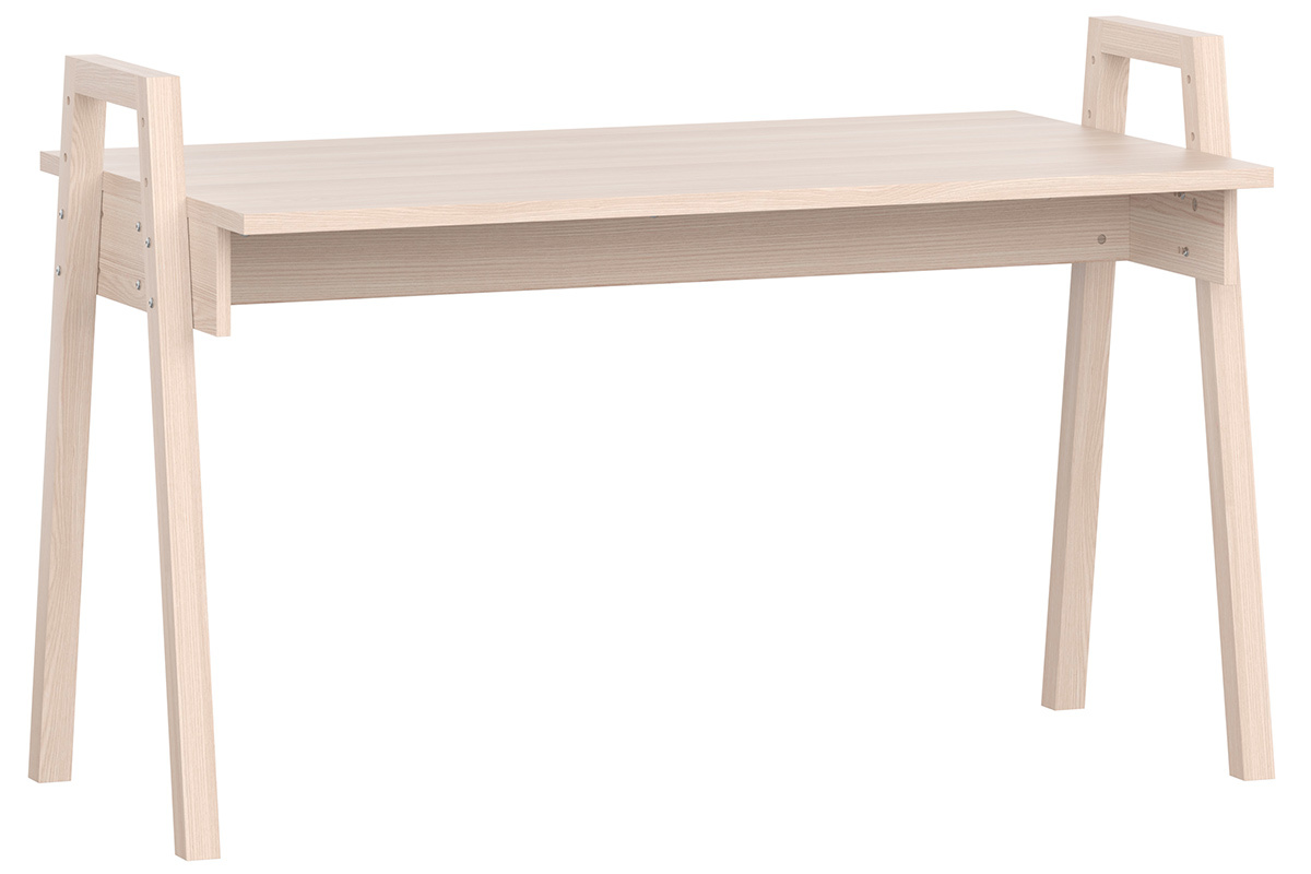 Escritorio n�rdico ajustable en altura L128 cm NOHA