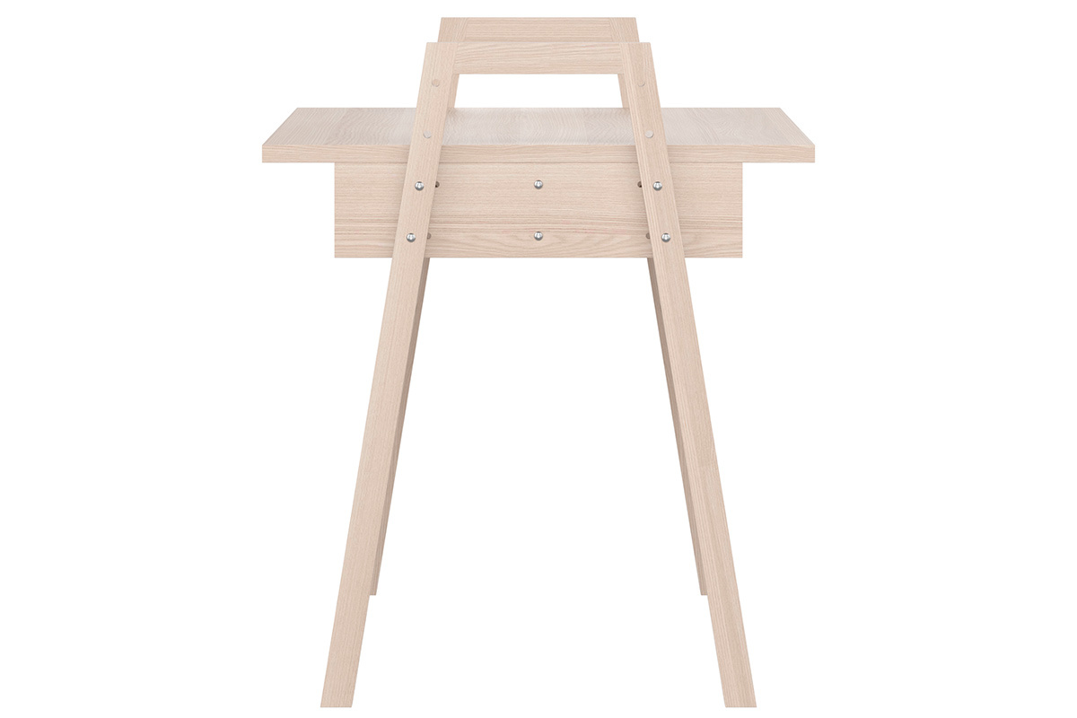 Escritorio n�rdico ajustable en altura L128 cm NOHA