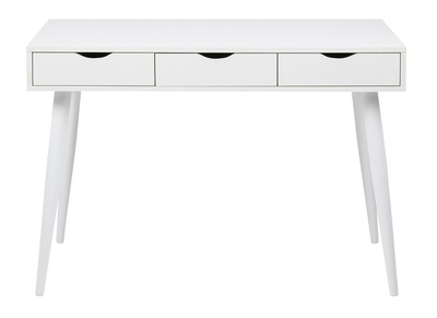 Escritorio n&oacute;rdico blanco mate BALZAC
