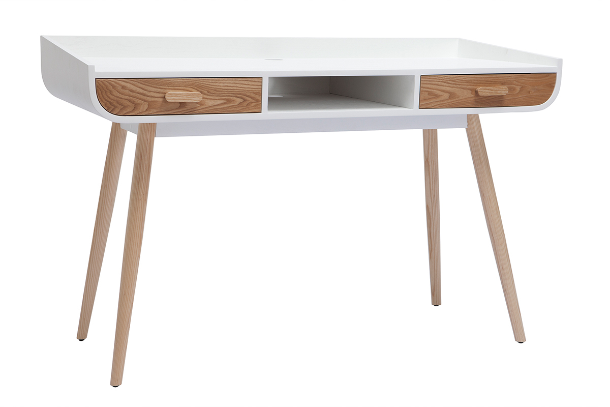 Escritorio nrdico madera clara HALLEN