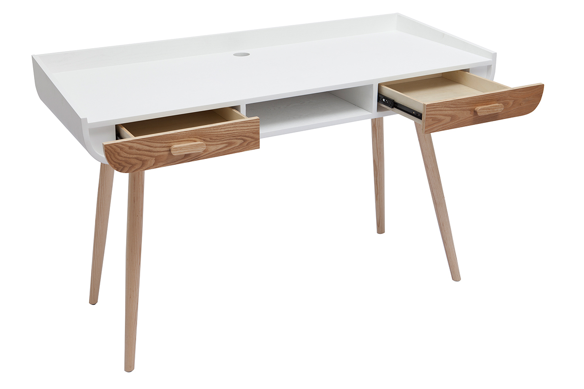 Escritorio nrdico madera clara HALLEN