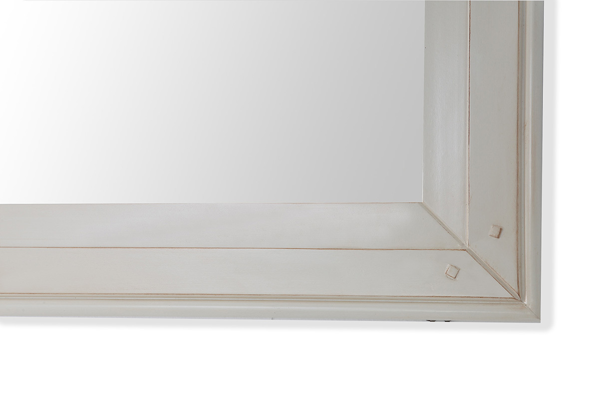 Espejo barroco blanco marfil GUSTAVE