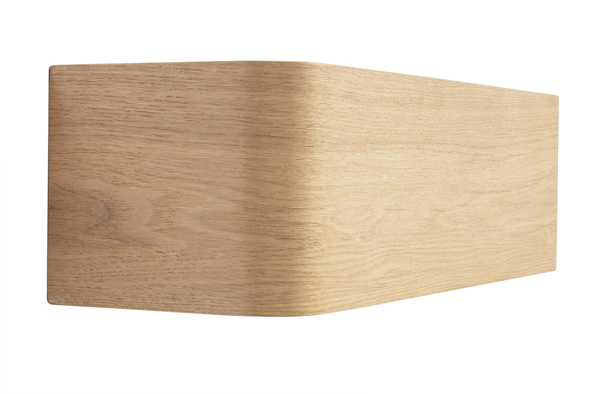 Estante de pared acabado en madera de fresno L40 cm HOPE