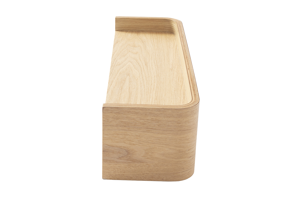 Estante de pared acabado en madera de fresno L48 cm HOPE