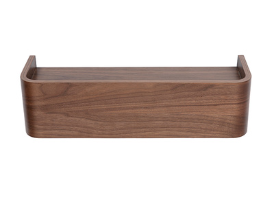 Estante de pared madera oscura nogal L48 cm HOPE