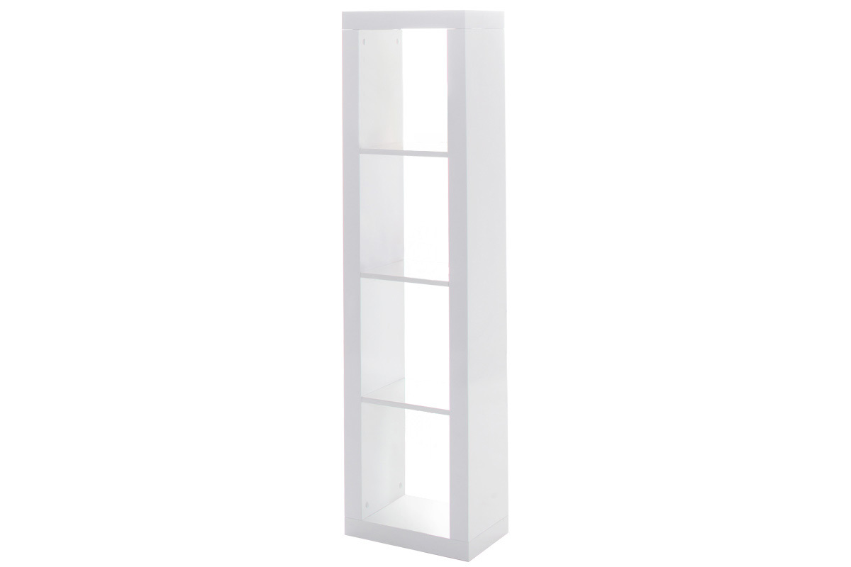 Estantera de diseo lacada blanca HAILY
