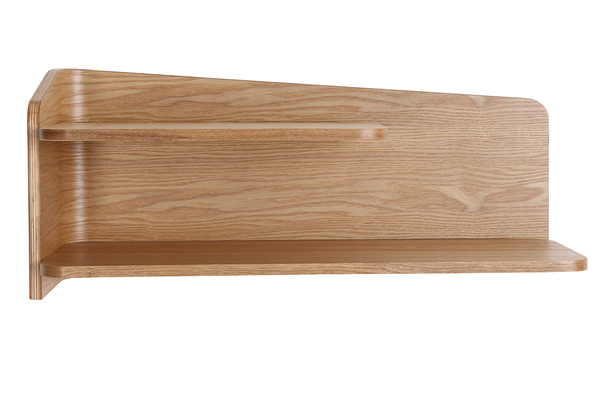 Estantera de pared fresno 70 cm NORDECO