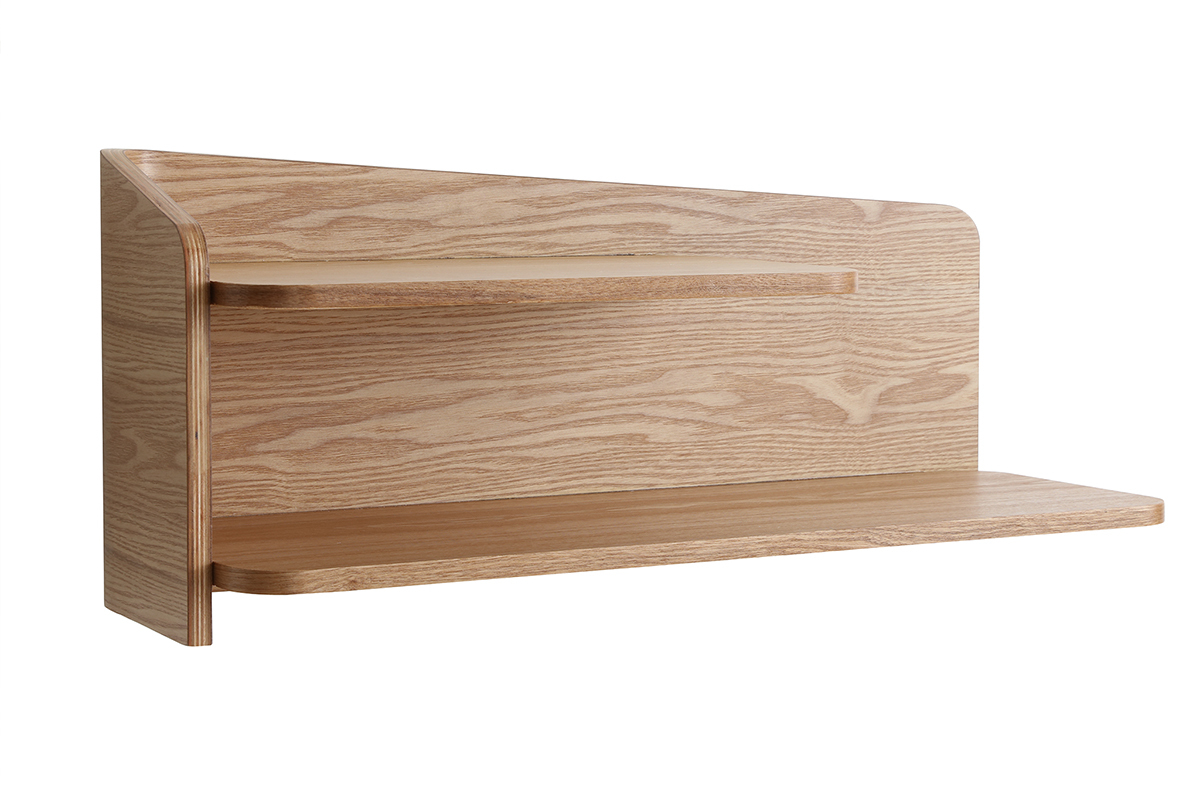 Estantera de pared fresno 70 cm NORDECO