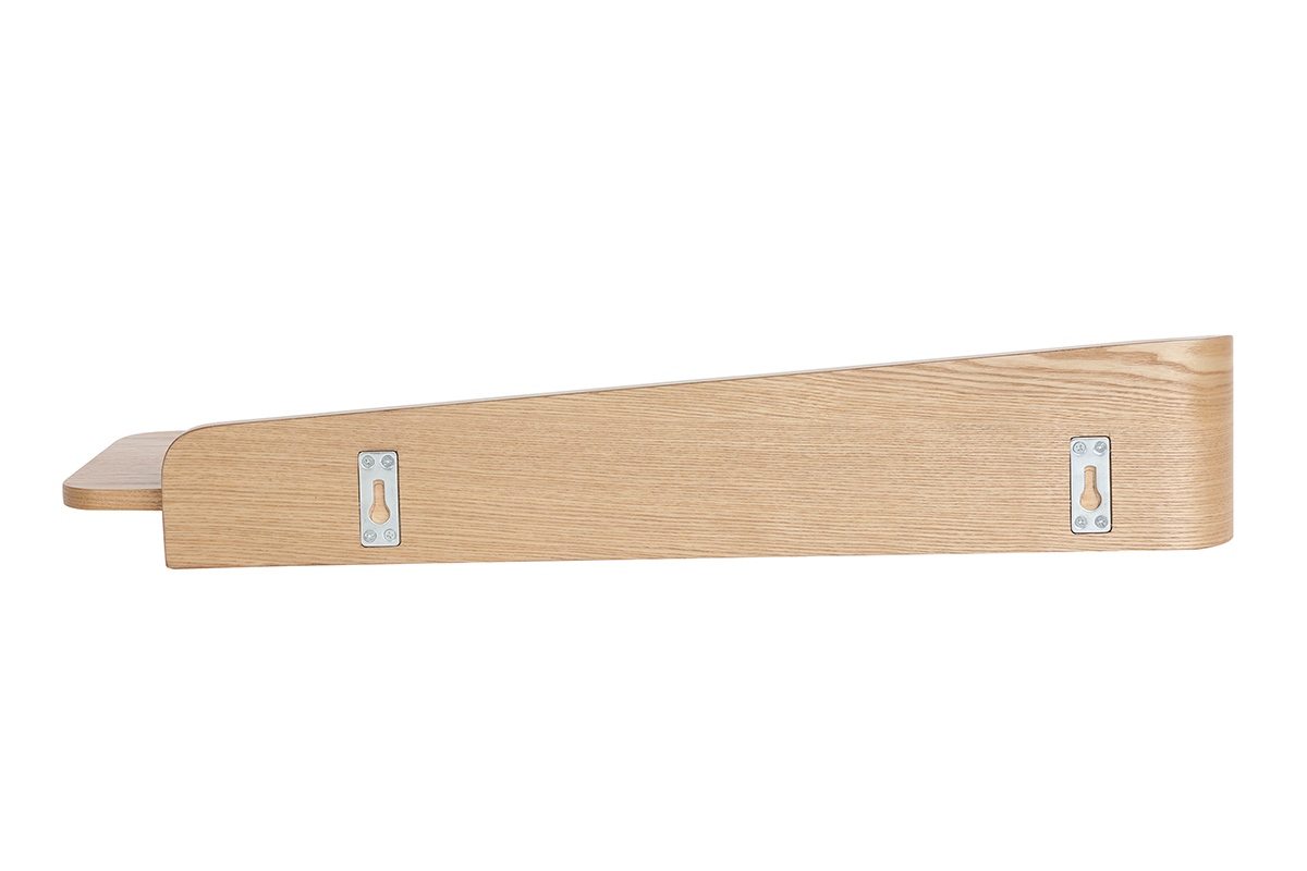 Estantera de pared fresno 76 cm NORDECO