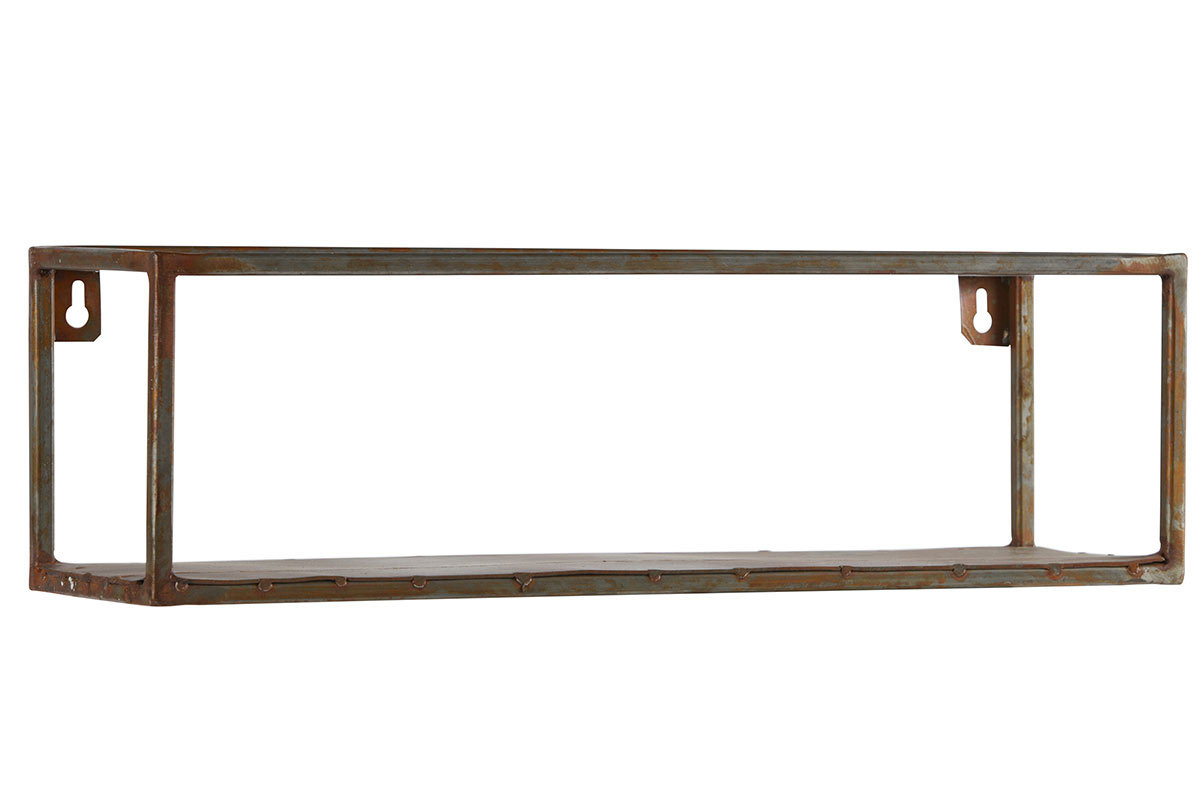 Estantera de pared metal envejecido 50cm MOHO
