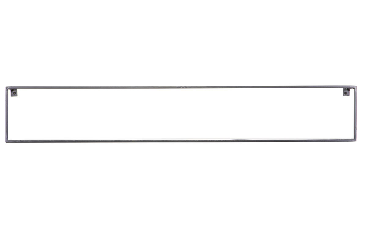 Estantera de pared metal negra 100cm GLENN