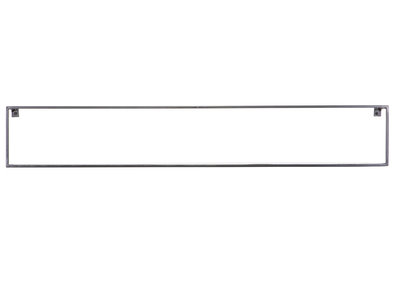 Estanter&iacute;a de pared metal negra 100cm GLENN