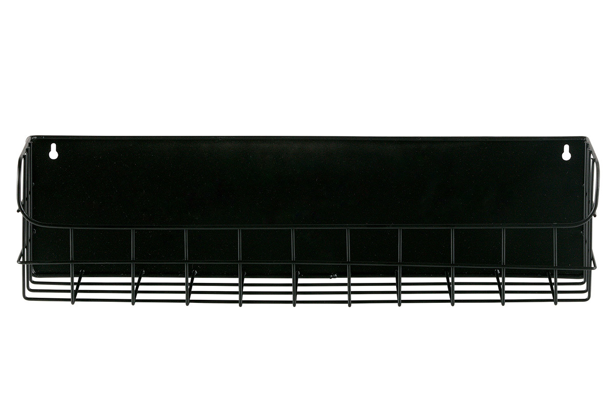 Estantera de pared metal negro 50cm MANUFACTURE