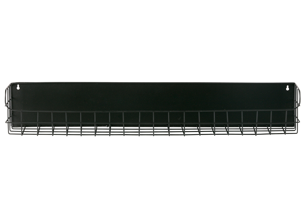 Estantera de pared metal negro 80cm MANUFACTURE