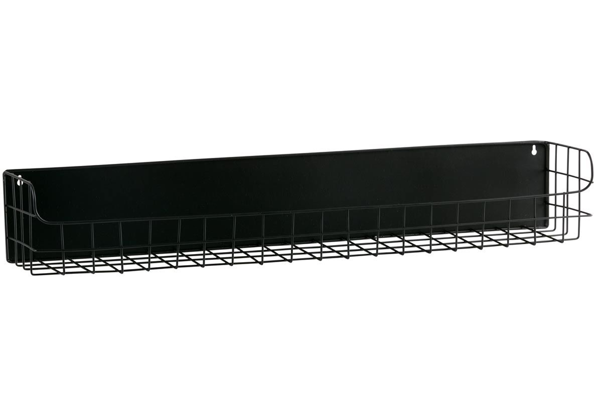 Estantera de pared metal negro 80cm MANUFACTURE