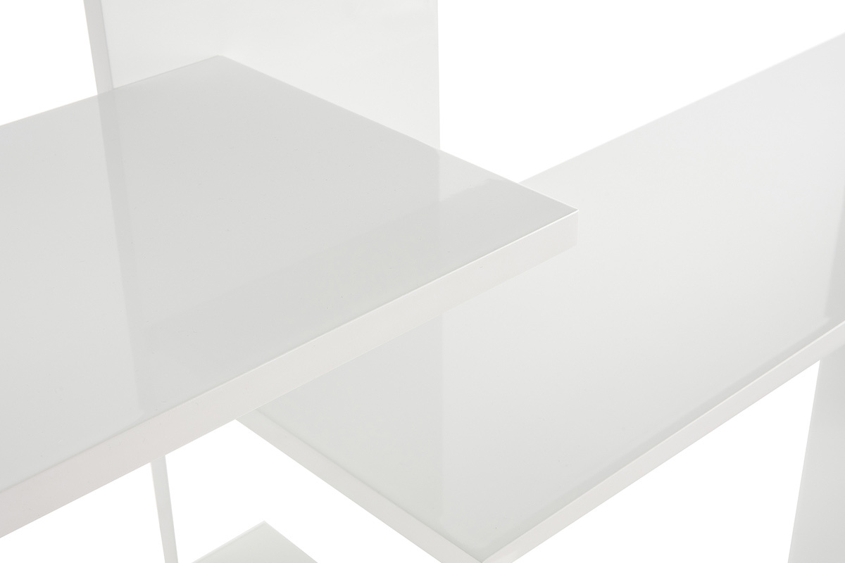 Estantera diseo lacado blanco VIXY