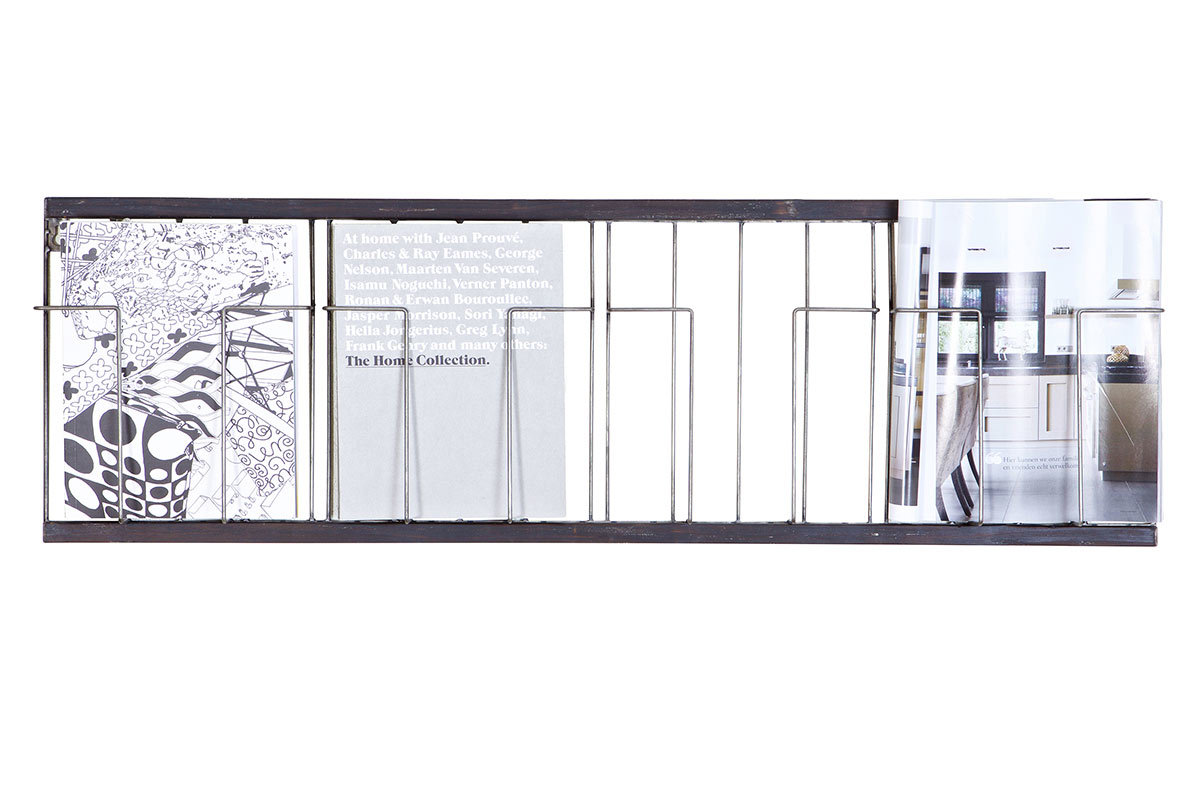 Estantera horizontal negro 104x32cm FACTORY