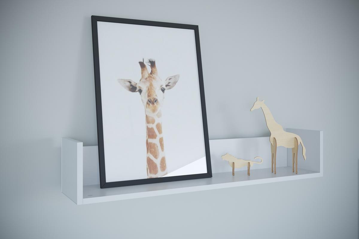 Estantera infantil de pared blanca mate 94cm CELESTINE