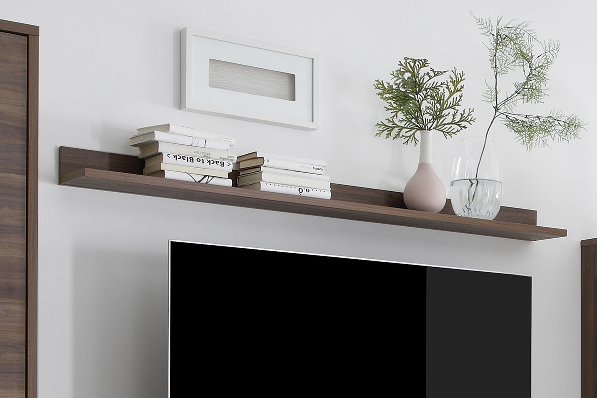 Estanter�a mural dise�o nogal ORIGIN